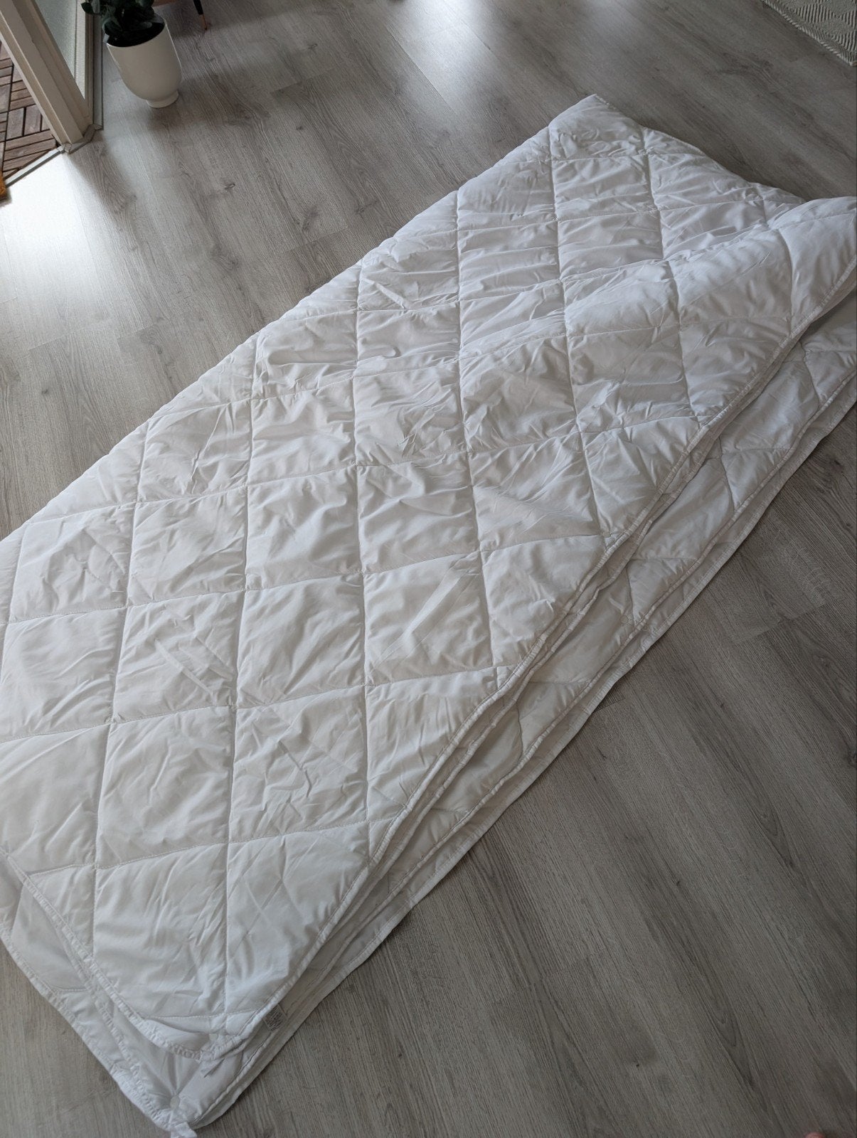 Hema 4-seizoenen dekbed 200x200 met dekbedovertrek, Ophalen, Gebruikt