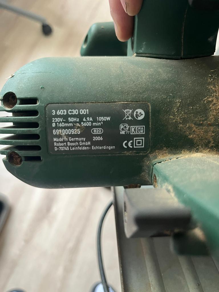 Bosch PKS 54 Cirkelzaag - 1050W, 160mm zaagblad, Gebruikt, Cirkelzaag, 600 tot 1200 watt, Ophalen of Verzenden