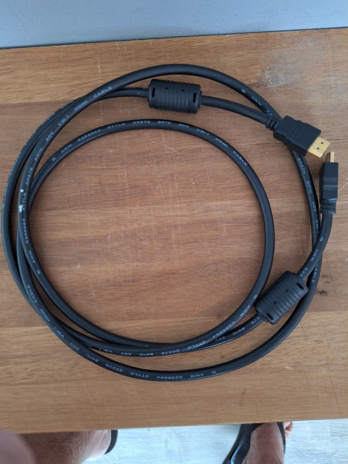 Type aansluiting: HDMI naar HDMI, Audio, Tv en Foto, Audiokabels en Televisiekabels, Ophalen of Verzenden, Zo goed als nieuw, Minder dan 2 meter