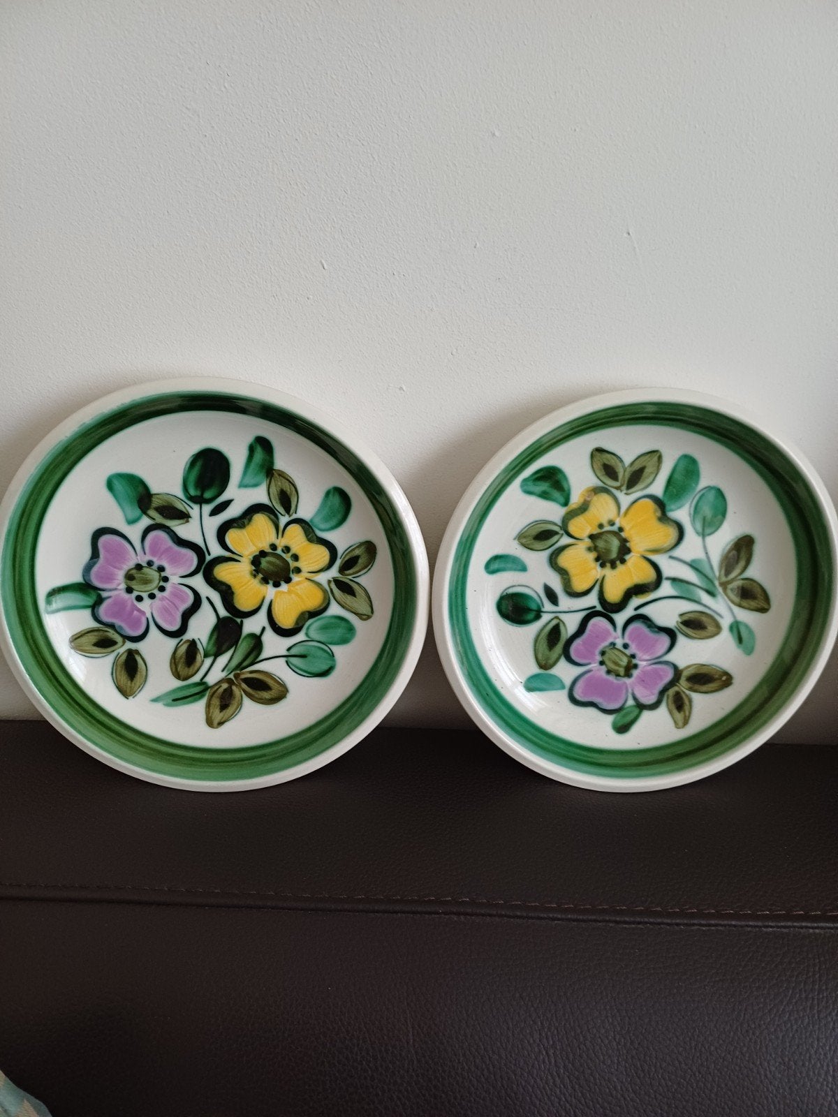 Villeroy & Boch Aardewerk Borden - Retro Bloemmotief, Ophalen of Verzenden