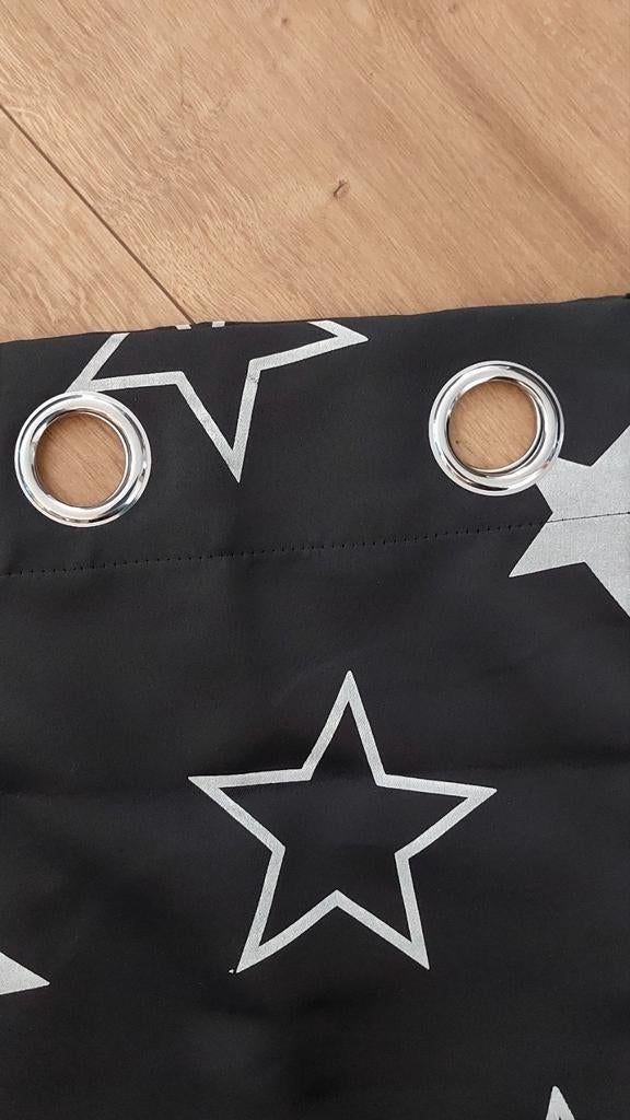 2 nieuwe gordijnen met ringen voor 20 €, Ophalen of Verzenden, Nieuw, 100 tot 150 cm, 200 cm of meer