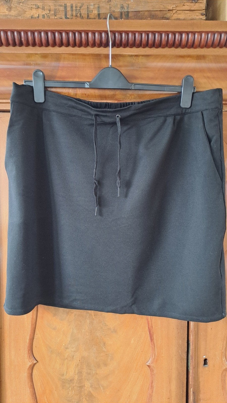 Norah zwarte zomer rok * mt 48 * ZGAN, Zwart, Maat 46/48 (XL) of groter, Ophalen of Verzenden, Zo goed als nieuw
