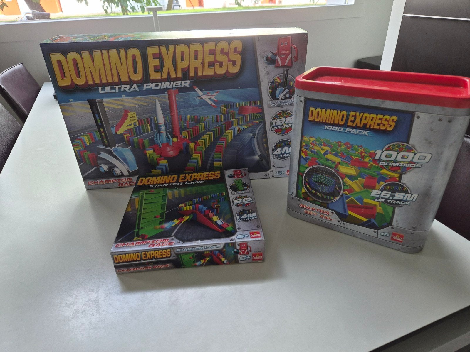Domino Express Ultra Power & 1000 Pack - 3 Complete Set, Ophalen, Zo goed als nieuw, Jongen of Meisje