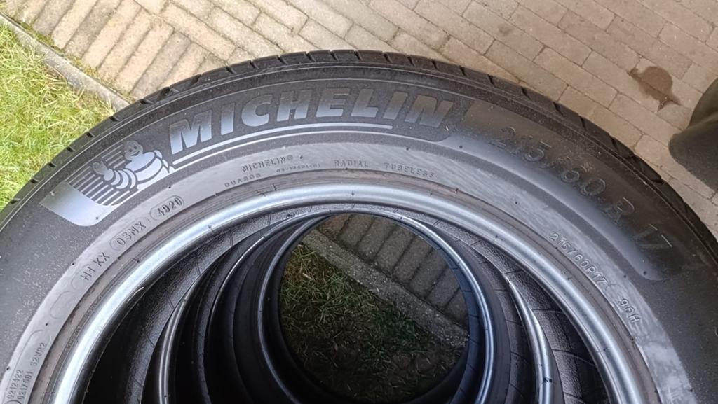 Michelin Primacy zomerbanden
Maat 215/60 R17, Ophalen, Gebruikt