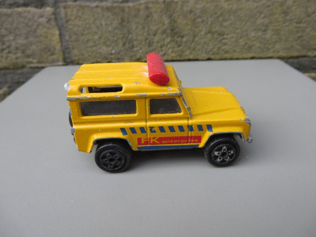 Majorette Land Rover 90 FK ENTERPRISES, Ophalen of Verzenden, Gebruikt, Auto