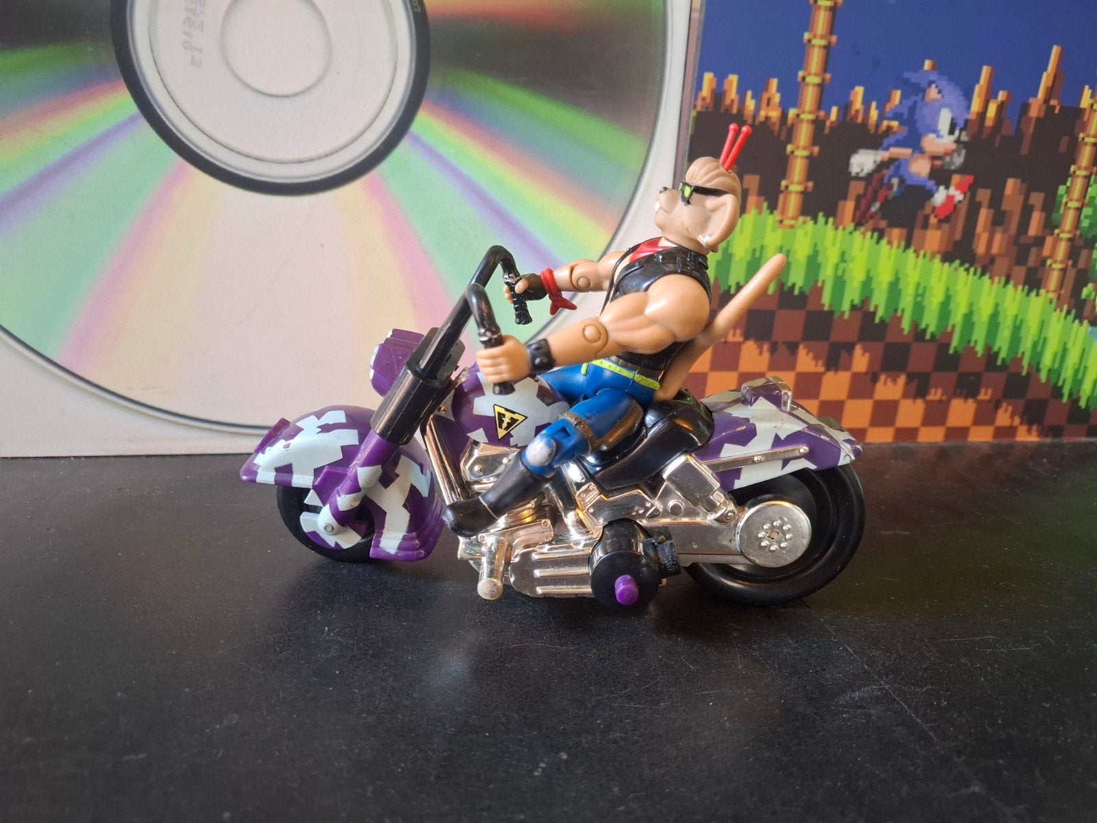 Biker Mice from Mars Throttle & Martian Monster Bike, Ophalen of Verzenden, Gebruikt