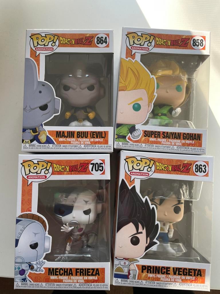 Dragon ball z funko’s, Ophalen of Verzenden, Zo goed als nieuw