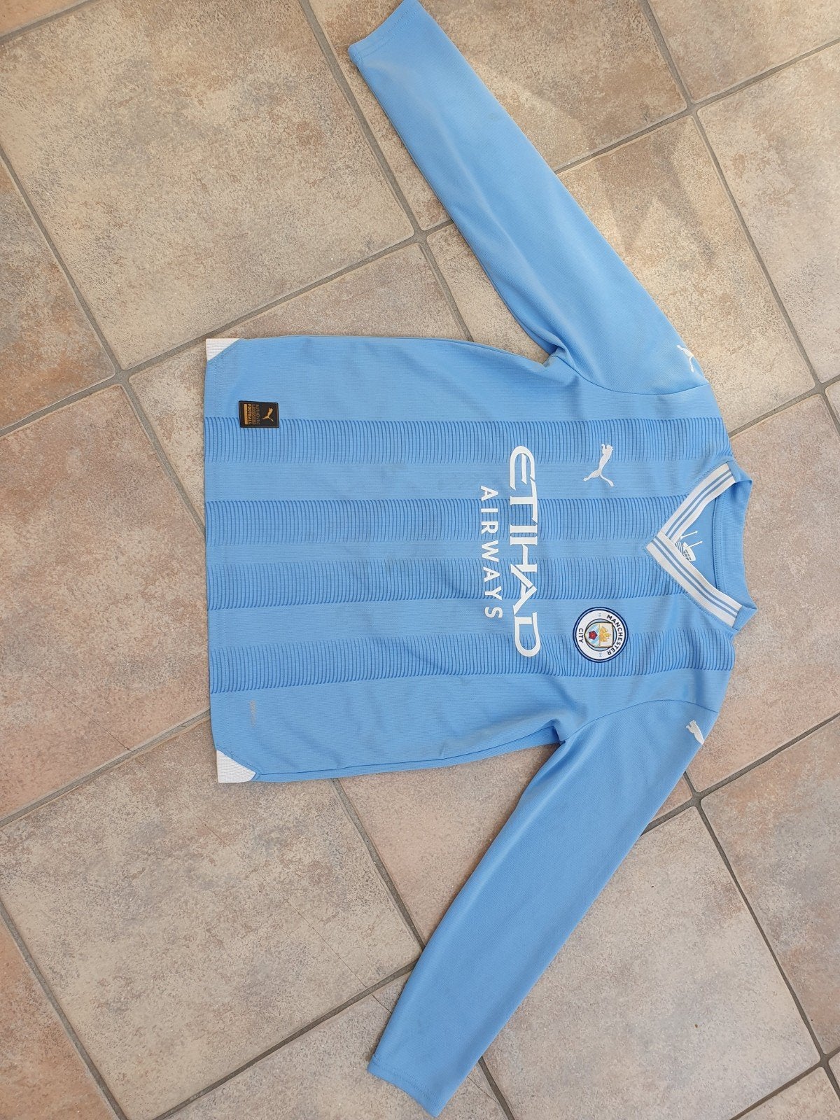 Manchester City De Bruyne Thuisshirt Lange Mouwen, Kleding | Heren, T-shirts, Puma, Blauw, Overige maten, Ophalen of Verzenden