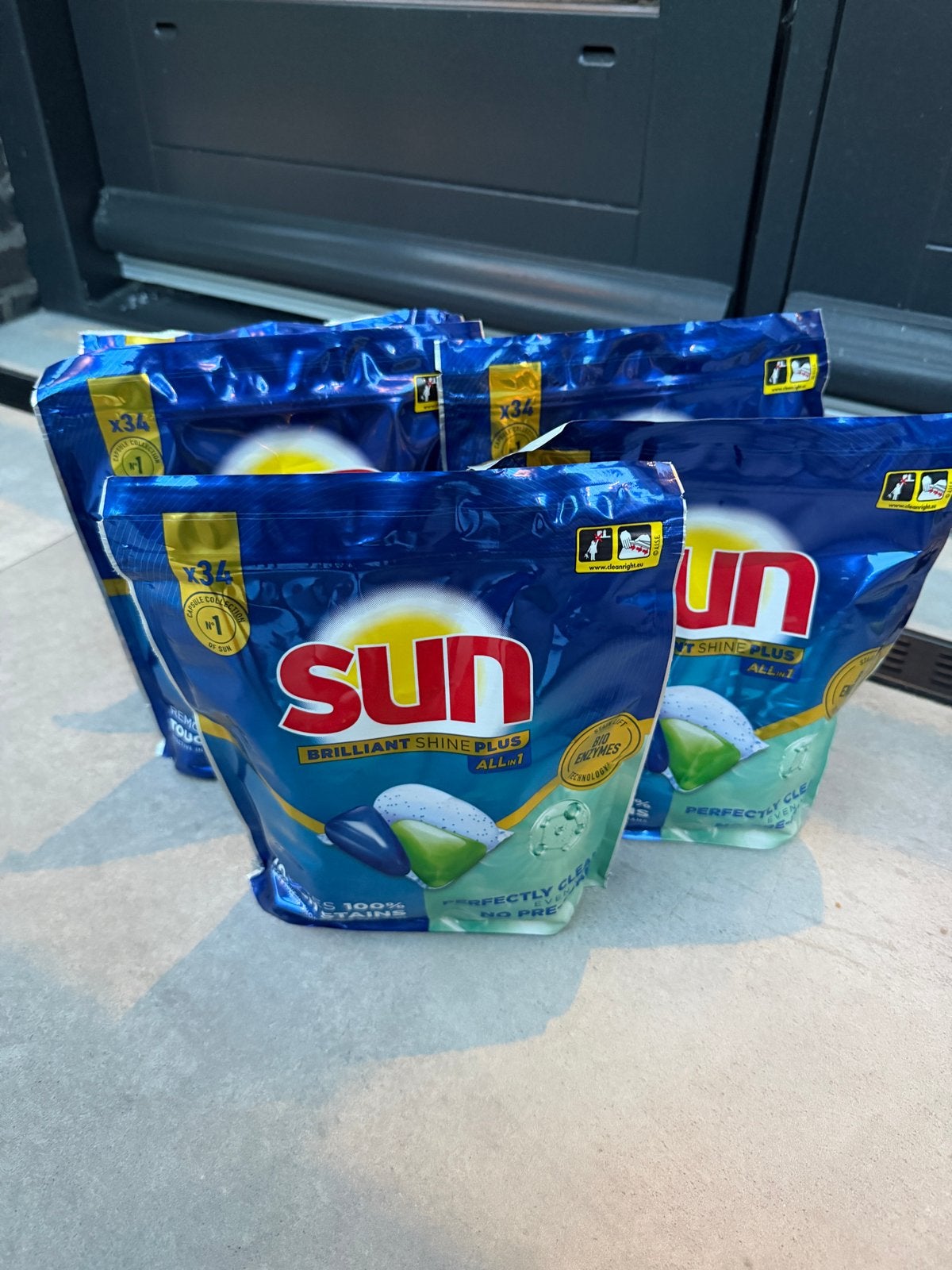 Sun vaatwastabletten (4 zakken) origineel, Ophalen of Verzenden