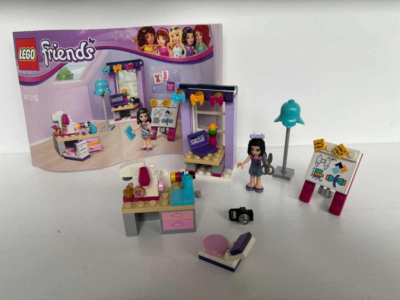 Lego Friends 41115 Emma's Creatieve Werkplaats, Lego, Friends, Ophalen of Verzenden, Zo goed als nieuw