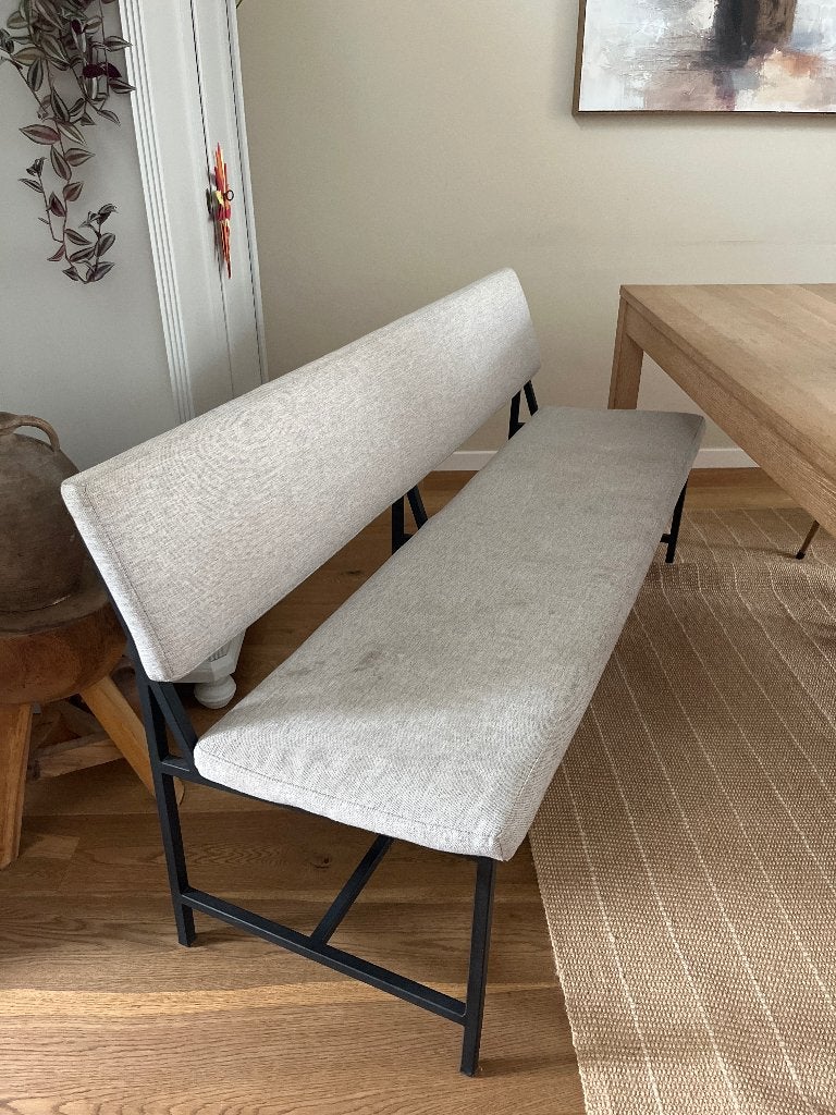 eettafel bank, Ophalen, 150 tot 200 cm, 75 tot 100 cm, Zo goed als nieuw