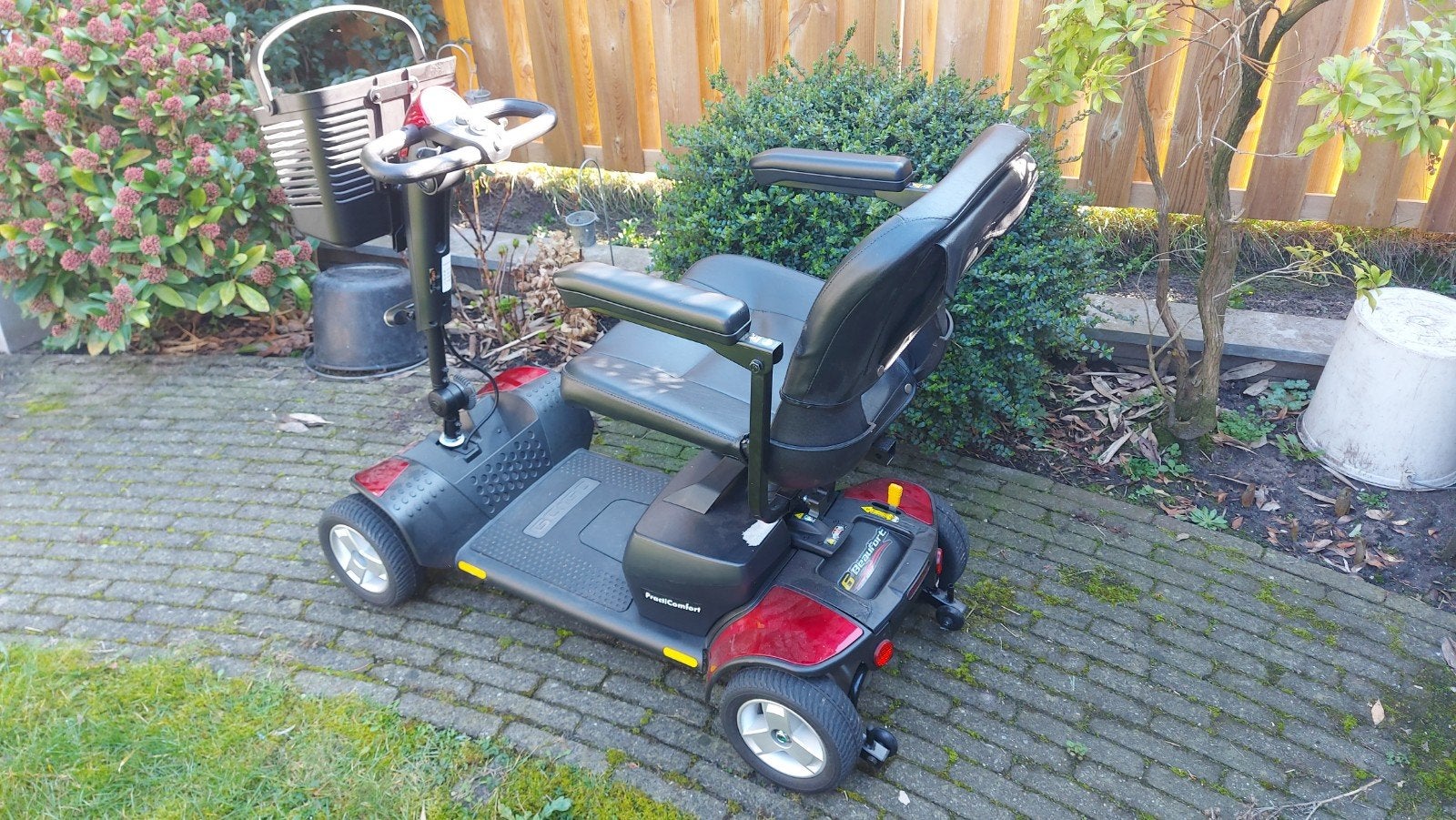 Pride Practicomfort Beaufort 6 opvouwbare scootmobiel, Diversen, Ophalen, Zo goed als nieuw