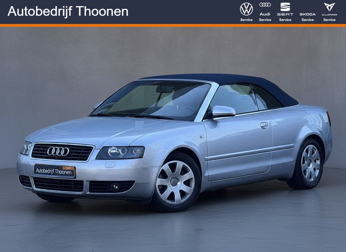 Audi A4 Cabriolet 3.0 V6 | BTW auto | Youngtimer | Bose | Le, Gebruikt, 1595 kg, Cabriolet, 4 stoelen