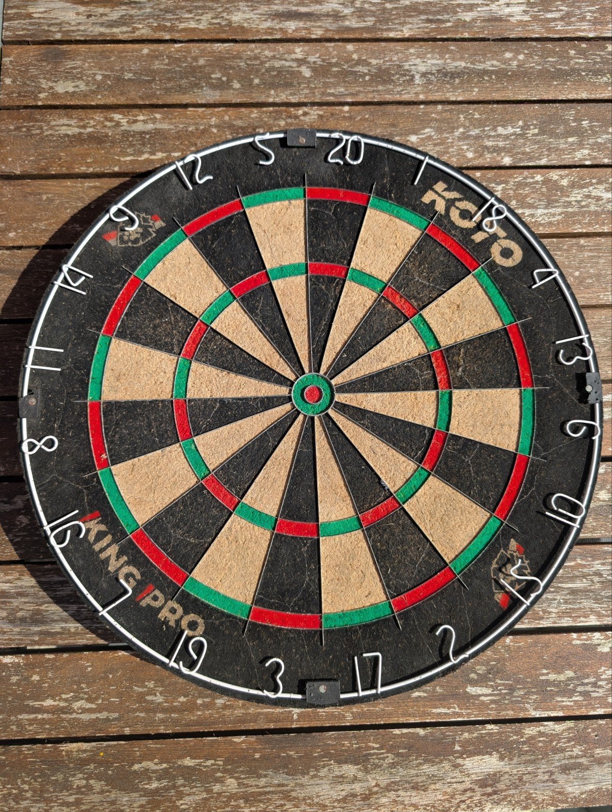Koto King Pro Dartbord - Gebruikt, Sport en Fitness, Darts, Ophalen, Gebruikt, Dartbord