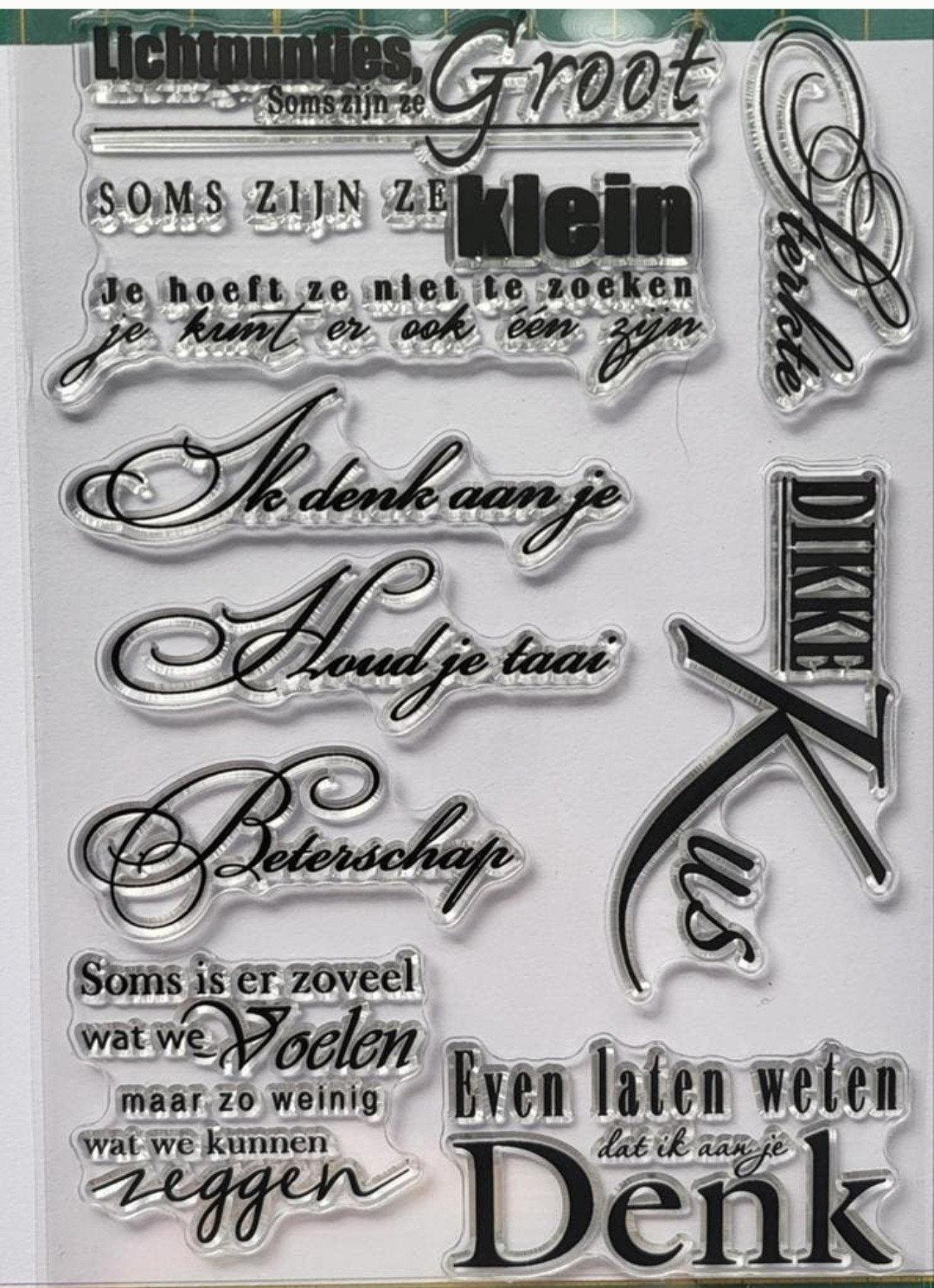 Nieuw  Stempels  "Ik denk aan je", Ophalen of Verzenden, Nieuw, Overige thema's, Overige typen