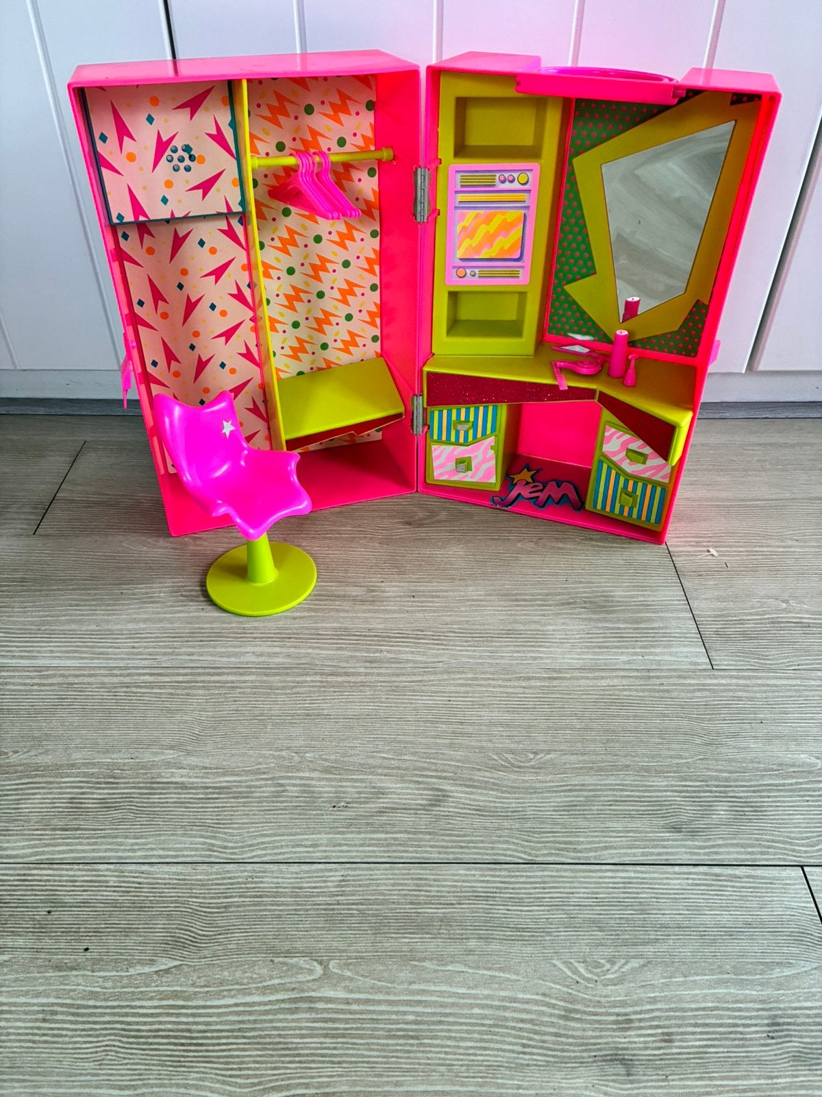 Vintage Hasbro Jem and the Holograms Rockin' Backstage set, Ophalen of Verzenden, Gebruikt