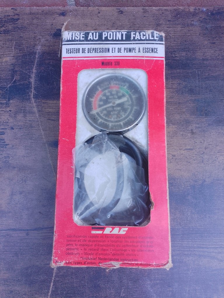 Vintage RAC 563  vacuummeter motortester, Auto diversen, RAC, Gebruikt, -, -