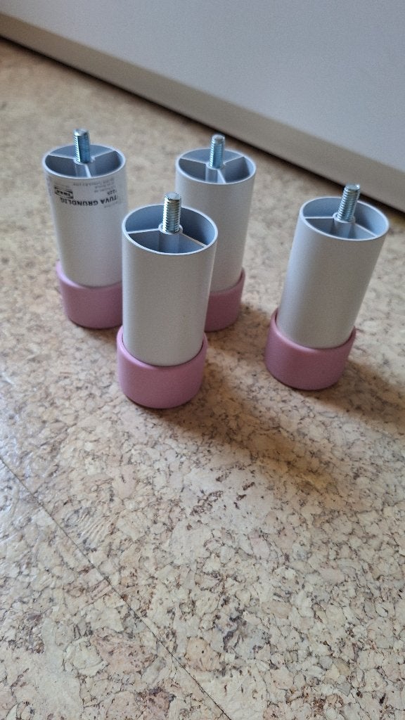 Poten voor Stuva kast Ikea, wit met roze, Ophalen of Verzenden, Gebruikt, Kast