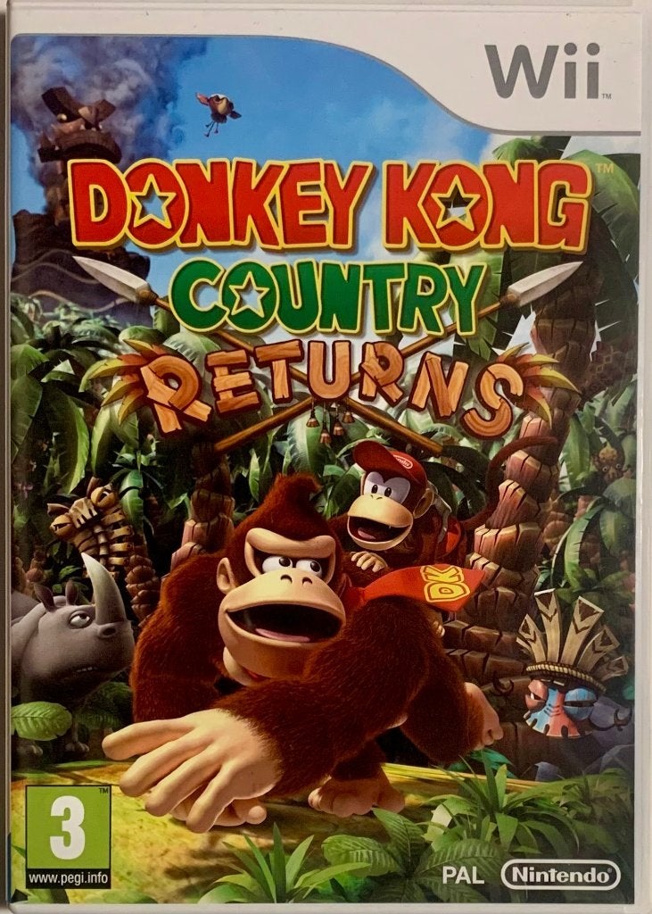 Donkey Kong Country Returns [Wii], Spelcomputers en Games, Avontuur en Actie, Gebruikt, 2 spelers, Ophalen of Verzenden