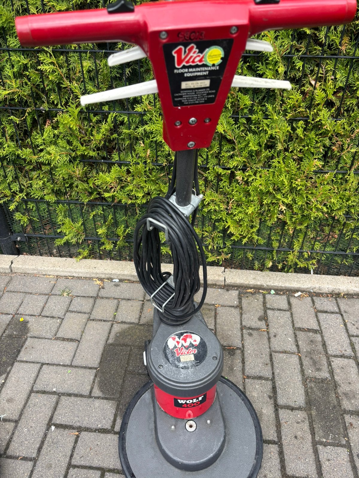 Schrobmachine, Ophalen, Zo goed als nieuw