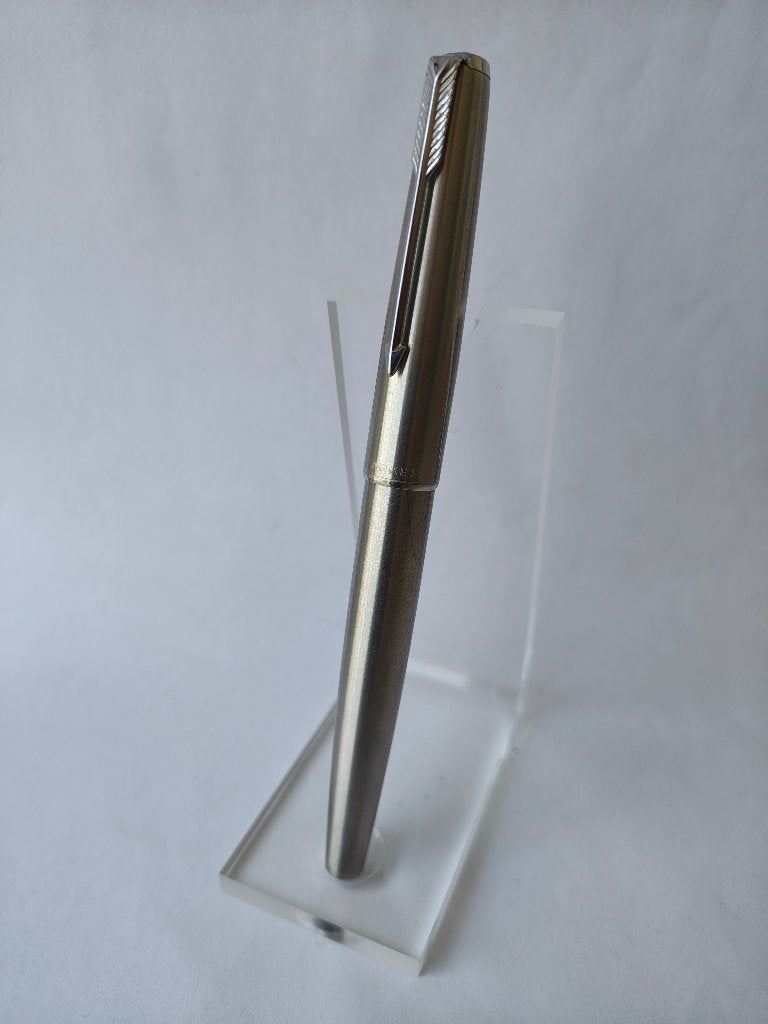 Vulpen Parker 61 Flighter geborsteld staal – zgan, Ophalen of Verzenden, Zo goed als nieuw, Vulpen, Parker