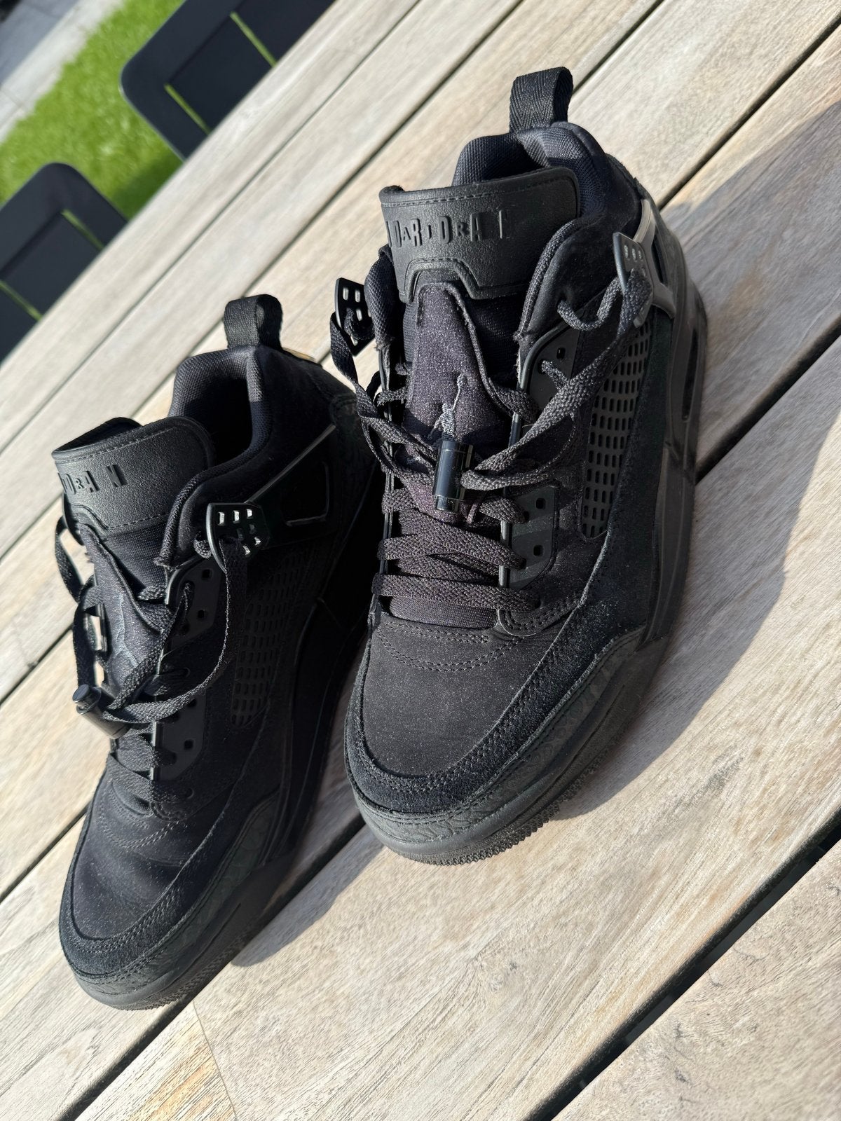 Air Jordan Spizike Low "Black Cat" sneakers 42,5, Zwart, Ophalen of Verzenden, Sneakers of Gympen, Zo goed als nieuw