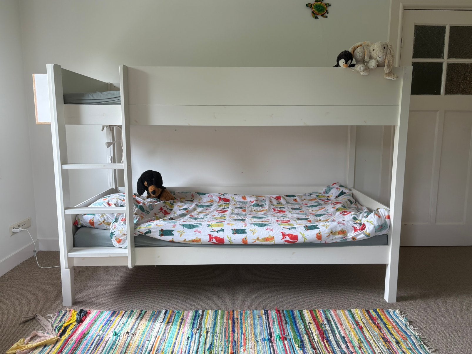 Perfect Wehkamp Charlie stapelbed incl 2 goede matrassen, Kinderen en Baby's, Ophalen, Gebruikt, Stapelbed