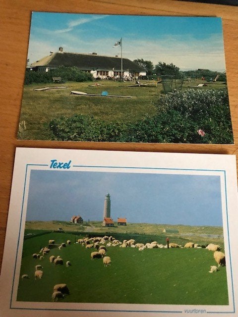 Texel, Ophalen of Verzenden, Voor 1920, Ongelopen, Waddeneilanden