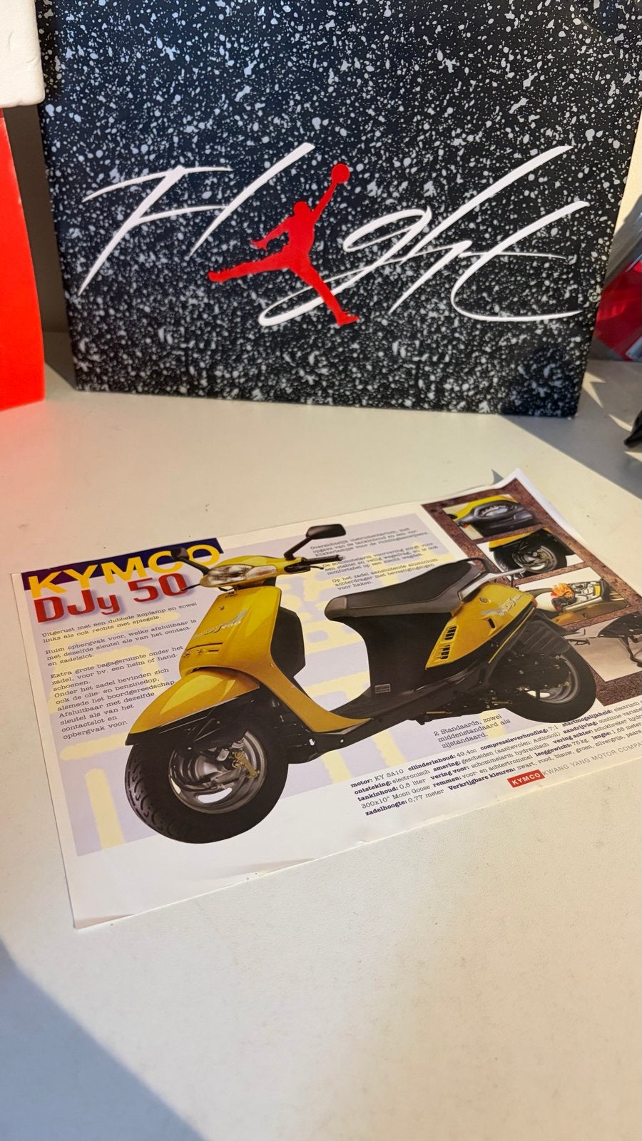 Kymco DJY 50 Scooter Advertentie - Klassieke Brommer, Ophalen of Verzenden