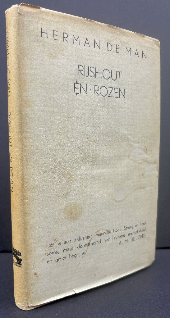   Man, Herman de - Rijshout en rozen (1941), Ophalen of Verzenden, Zo goed als nieuw