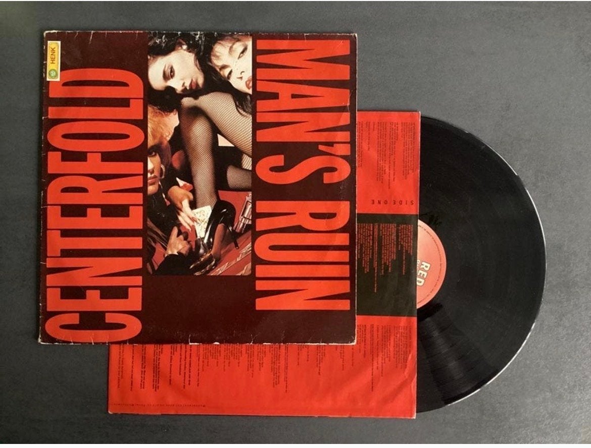 Centerfold - Man's Run (LP), Ophalen of Verzenden, 12 inch, LP