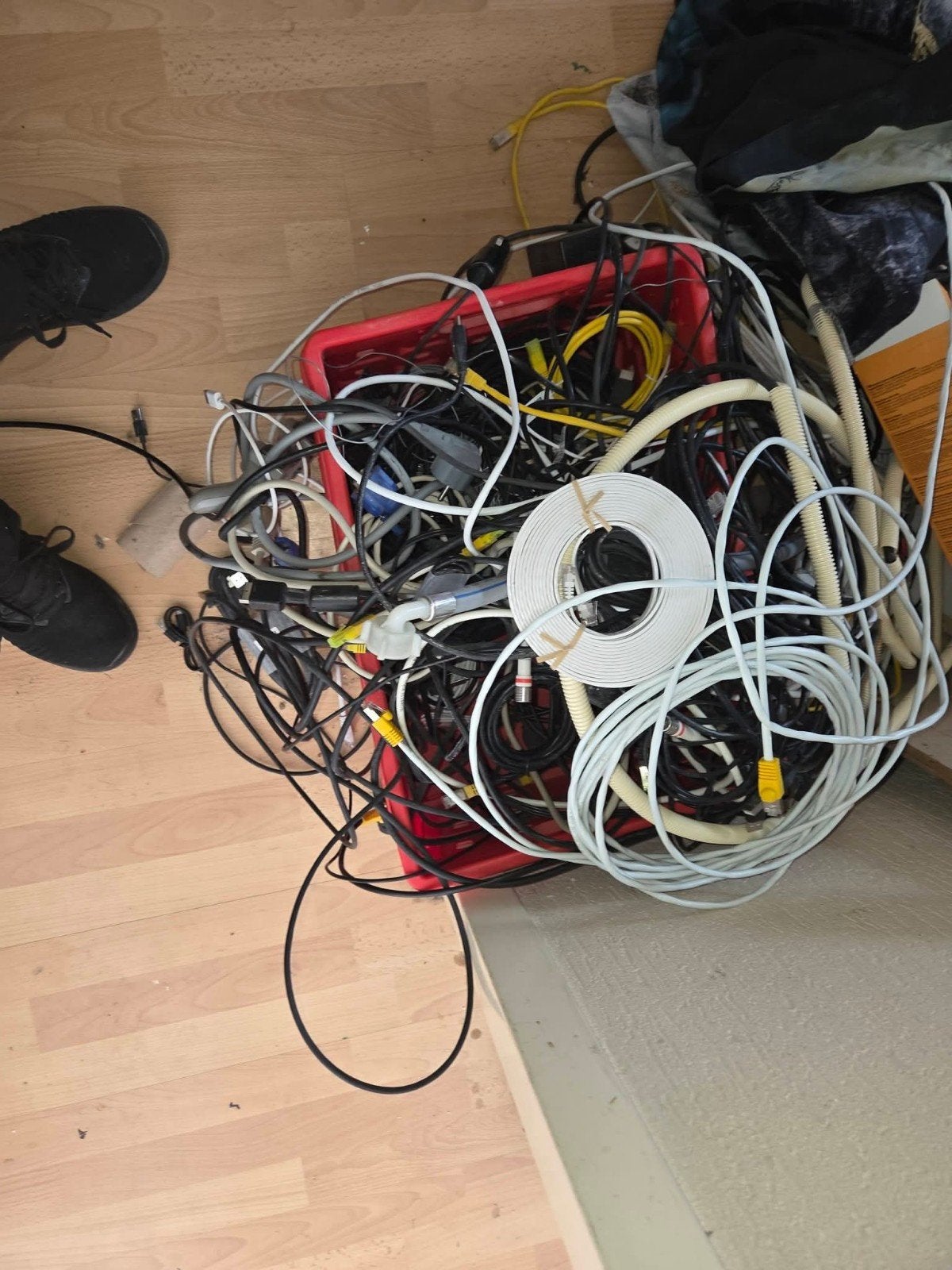 Gezocht: kabel, Ophalen of Verzenden, Gebruikt, 10 meter of meer, Scartkabel
