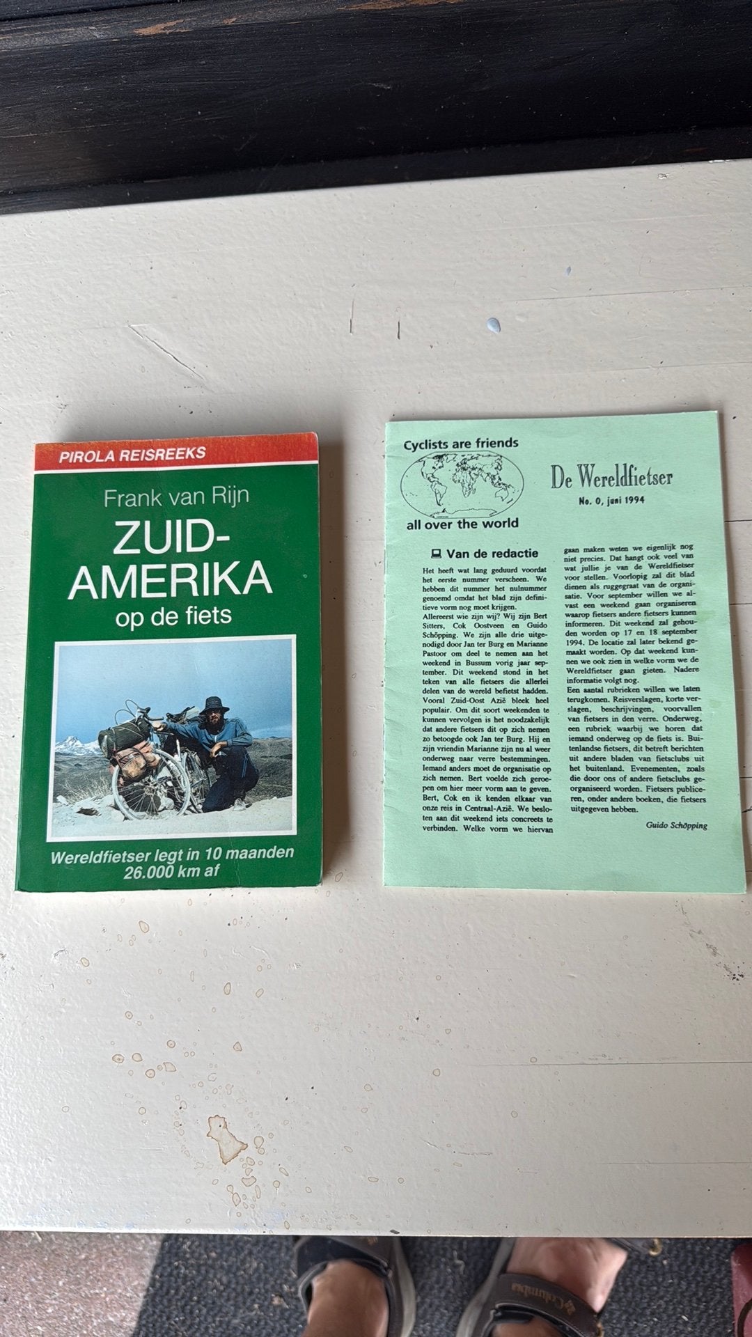 Fiets boek en 1ste tijdschrift wereld fietser, Ophalen of Verzenden, Zo goed als nieuw