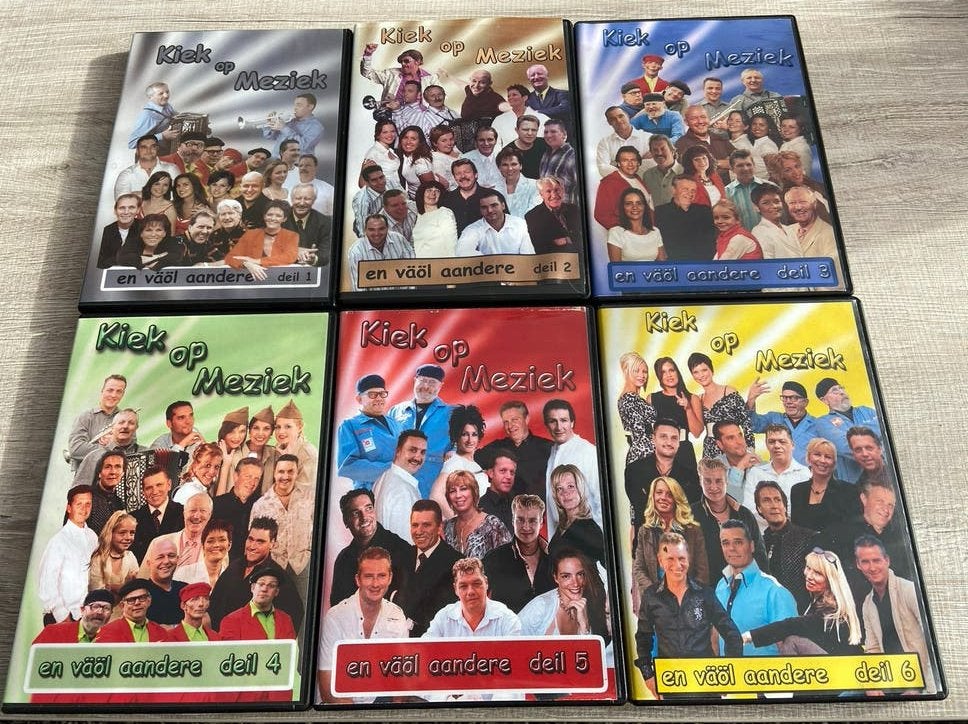 Kiek op Meziek - Complete DVD Boxset (Deel 1 t/m 6), Alle leeftijden, Boxset, Muziek en Concerten, Ophalen of Verzenden