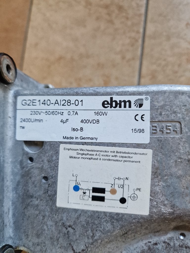 radiaal ventilator te koop aangeboden, Ophalen, Zo goed als nieuw, Overige