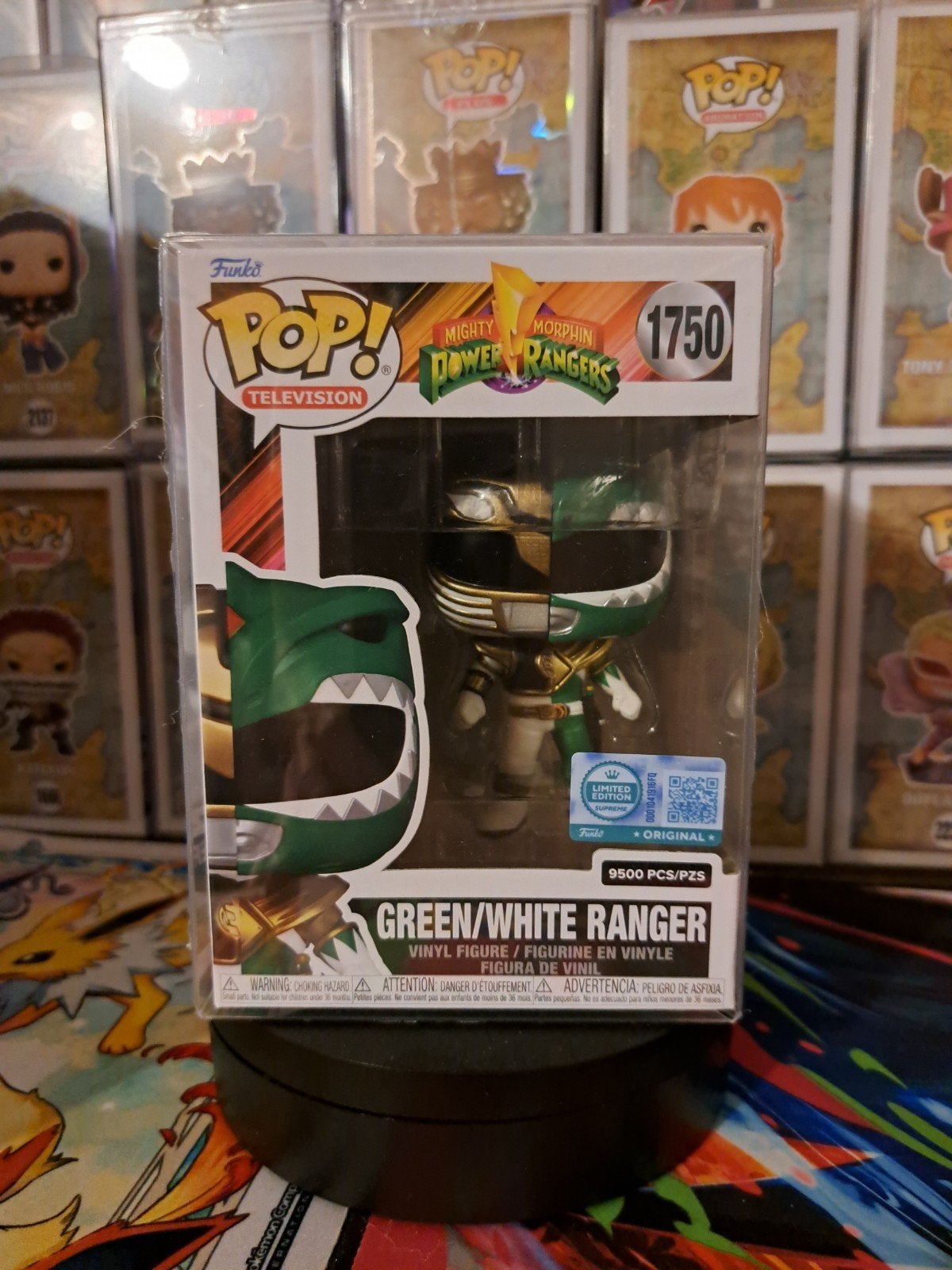 Funko Power Rangers Pop! Television Green/White 1750, Info@dvlpops.com, Nieuw, Ophalen of Verzenden, FUNKO LLC
