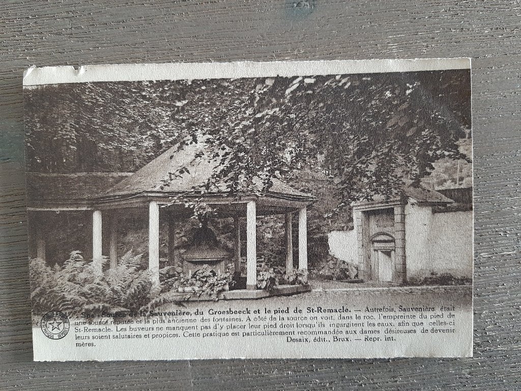 Spa, Source de la Sauvenière-du Groesbeeck, 1937, Verzamelen, Verzenden, 1920 tot 1940, Gelopen