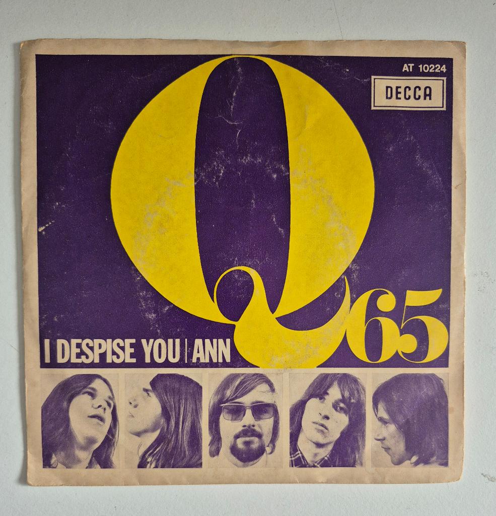 Q65. I despise you / Ann. MONO., Gebruikt, 7 inch, Single, Pop