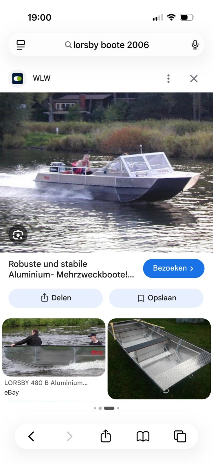 Aluminium toer vis karperboot, Watersport en Boten, Ophalen, Zo goed als nieuw, Aluminium, Trailer