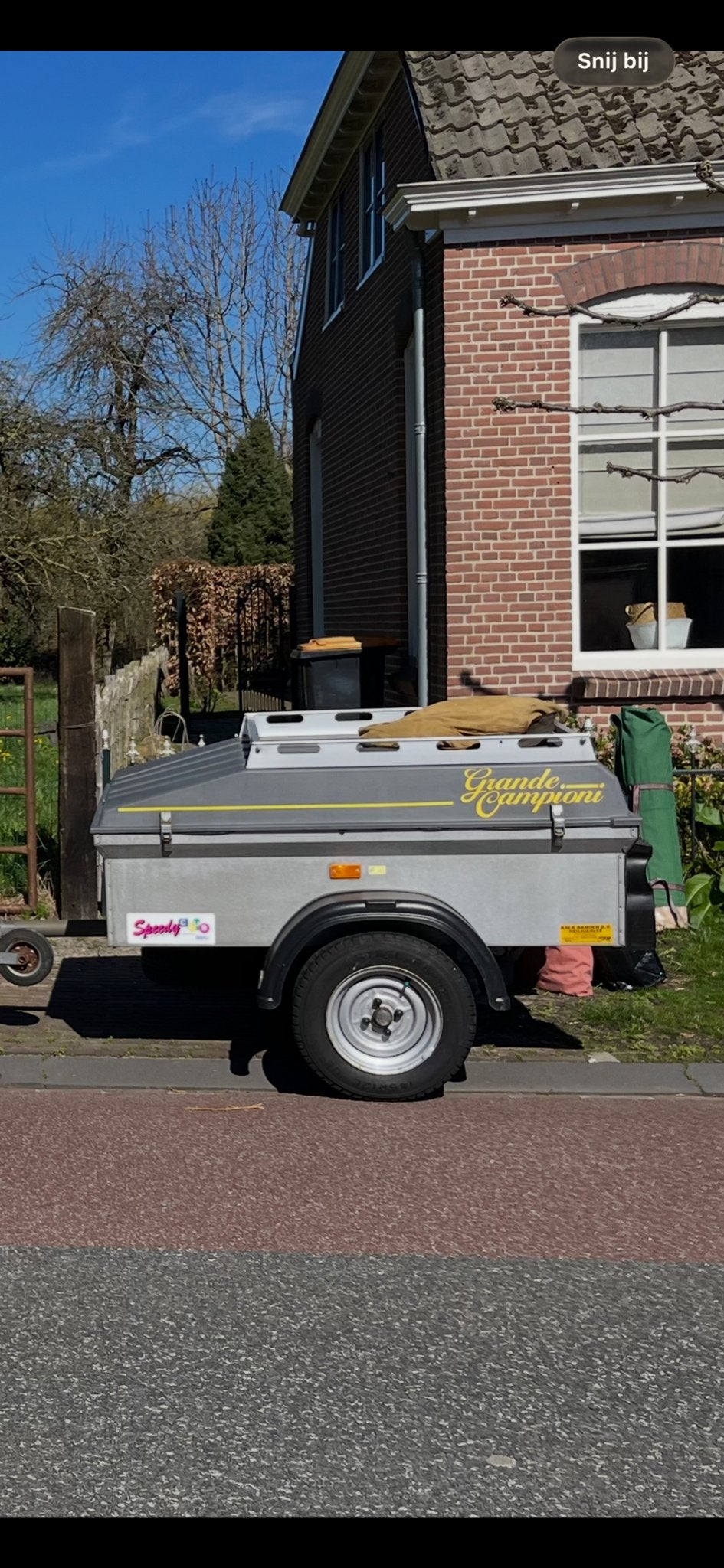 Ideale aanhanger te huur! Saris Speedy Grande Campioni, Caravans en Kamperen, Ophalen