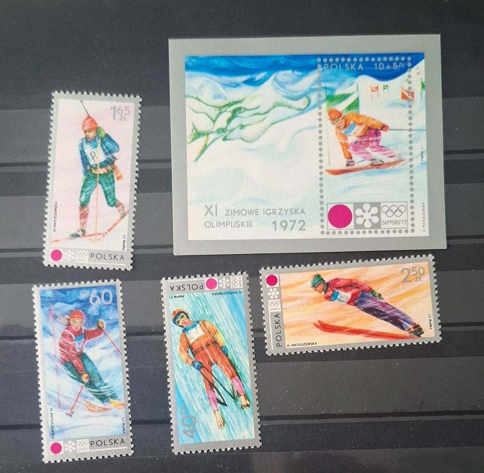 Polen Olympische Spelen Saporro 72 postfris, Ophalen of Verzenden, Polen, Postfris