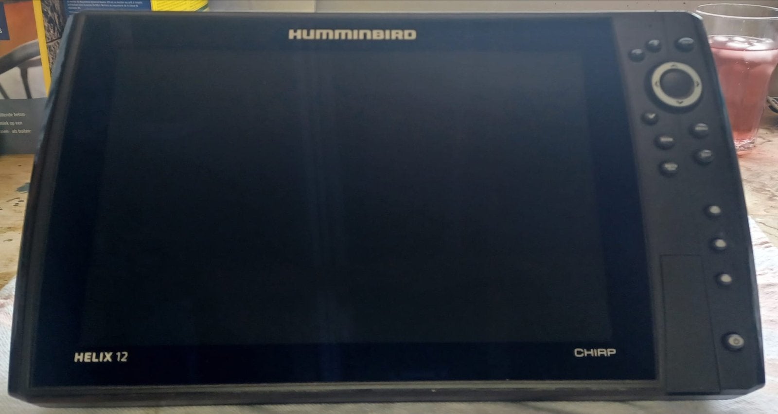 Humminbird Helix 12 CHIRP SI GPS G1 - Complete Set Krasvrij, Watersport en Boten, Ophalen, Zo goed als nieuw, Kaartplotter of Fish Finder