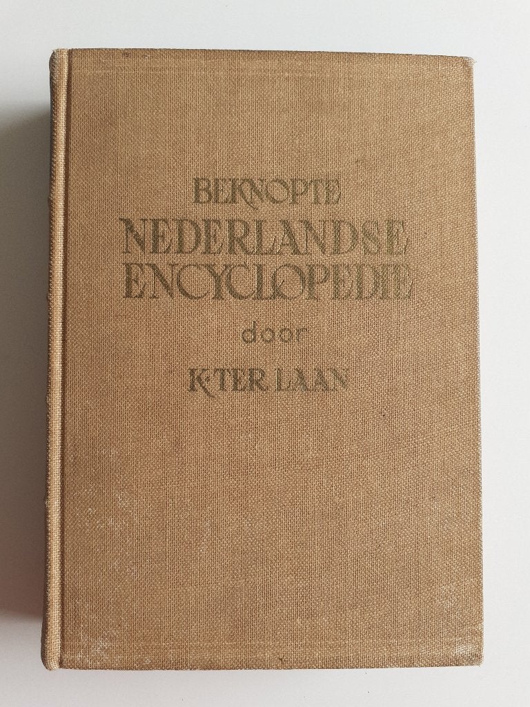 Boek ‘Beknopte Nederlandse encyclopedie’ door K. ter Laan, Boeken, Encyclopedieën, Gelezen, Ophalen of Verzenden, K. ter Laan
