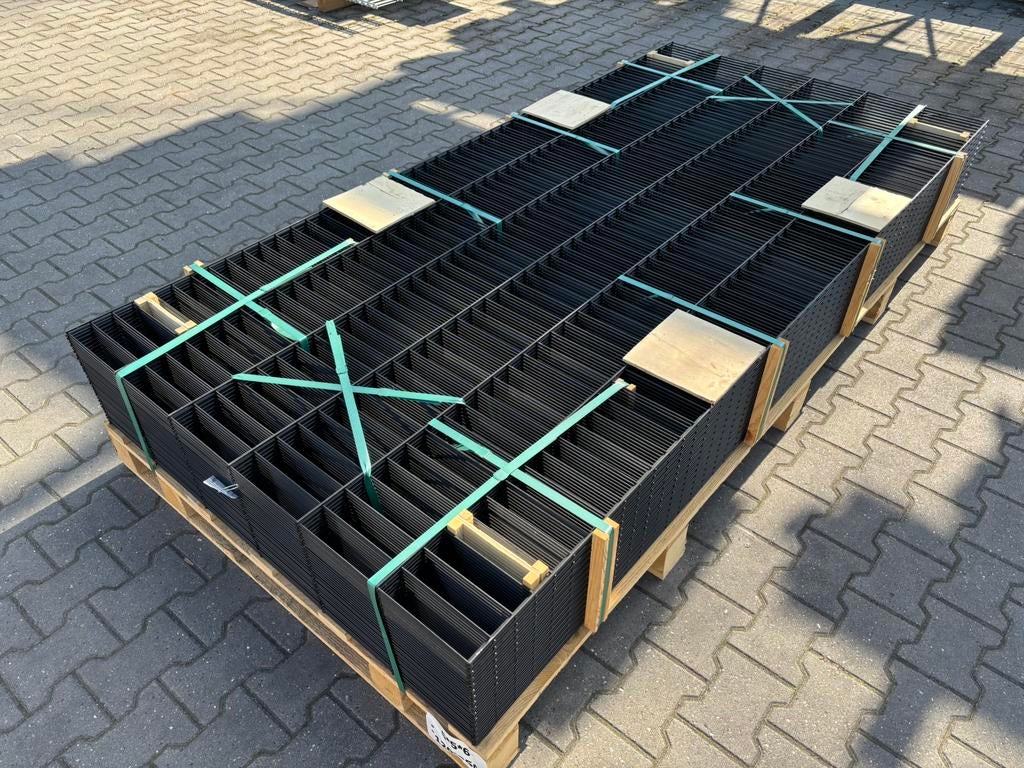 75 meter dubbelstaafmat hekwerk, hoogte 100 centimeter!, Ophalen, S, Nieuw, Dubbelstaafmat hekwerk