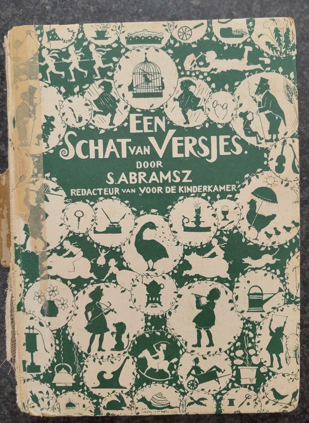 Een Schat van Versjes - S. Abramsz (Oud Kinderboek, 1920), Boeken, Ophalen of Verzenden, Gelezen