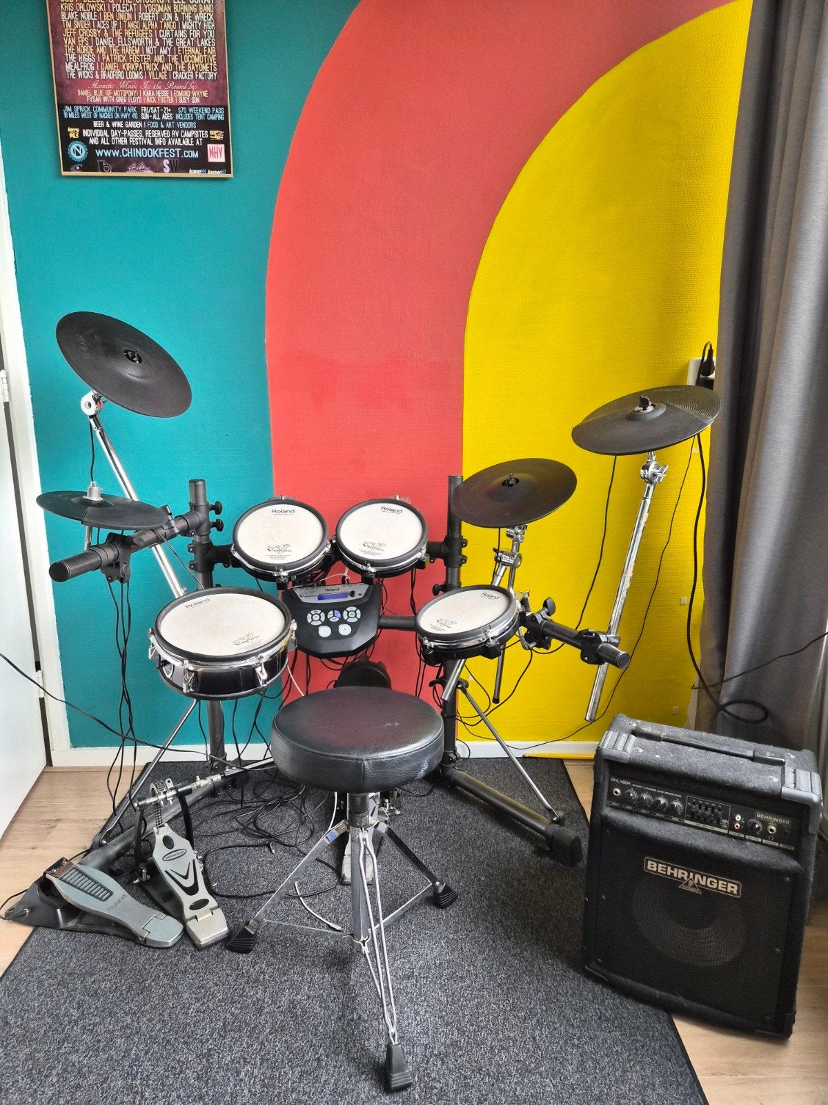 Roland TD-6V elektronisch drumstel, Muziek en Instrumenten, Drumstellen en Slagwerk, Ophalen of Verzenden, Gebruikt, Roland, Elektronisch
