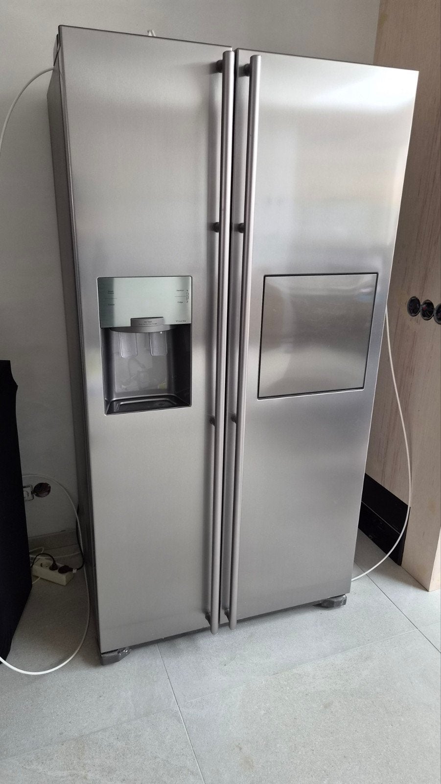 Samsung RS7578THCSL Amerikaanse Koelkast - IJs & Water, Ophalen, Gebruikt, 200 liter of meer, 60 cm of meer