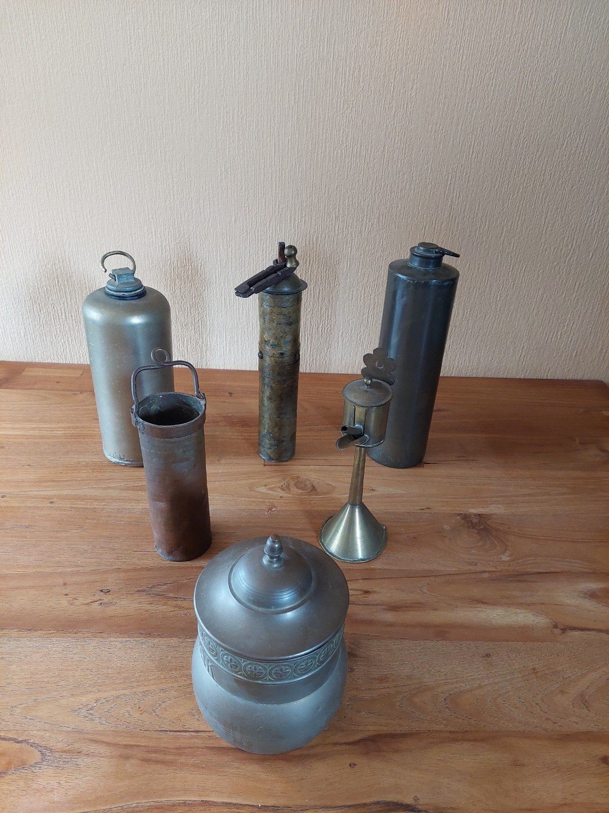 Lot antiek, Antiek en Kunst, Antiek | Tin, Ophalen of Verzenden
