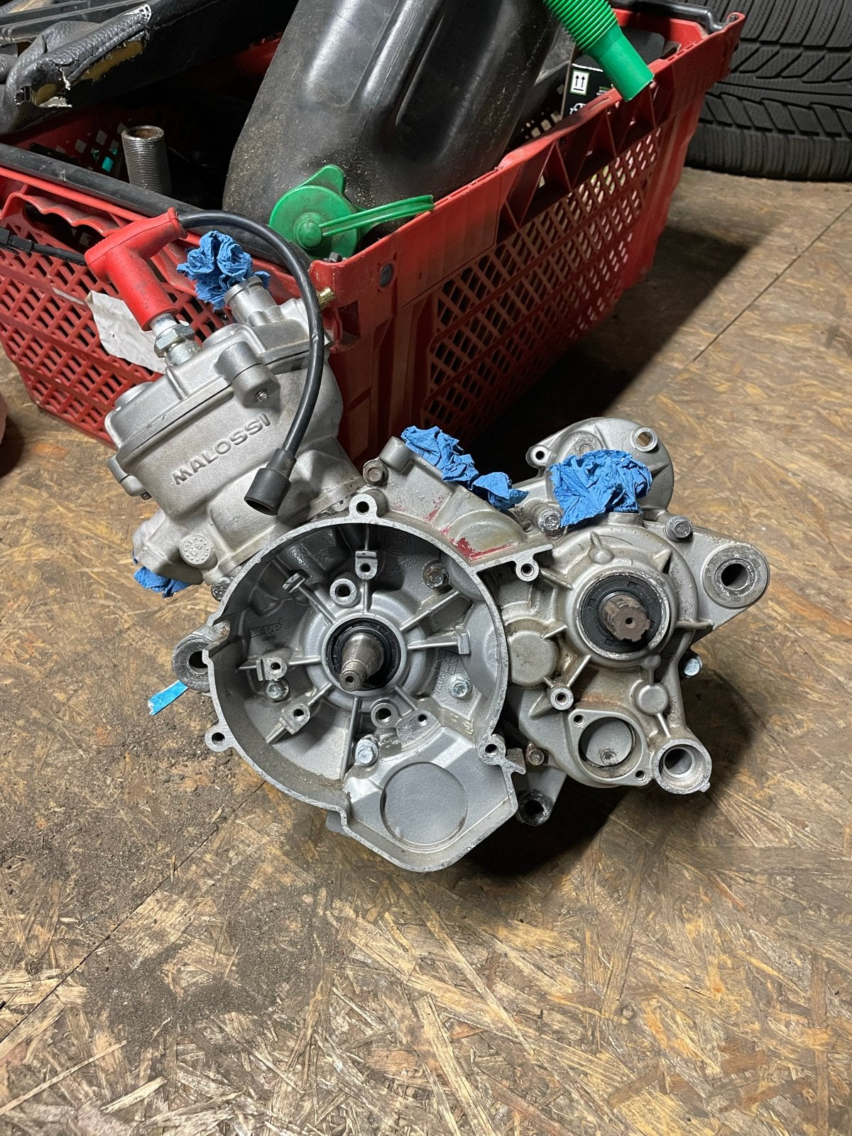 Malossi MHR team 80cc Cilinderblok en Carter, Ophalen, Gebruikt