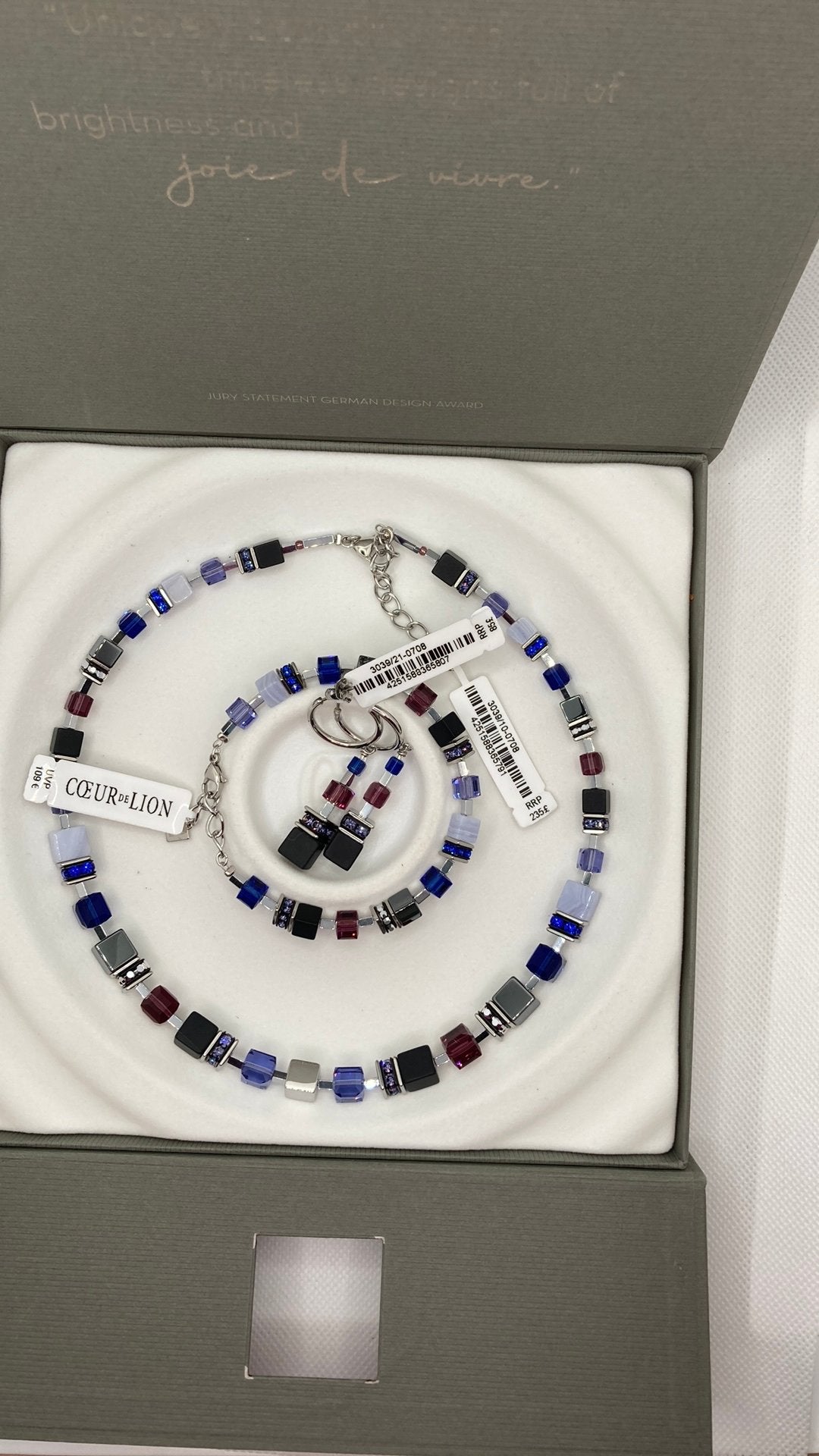 ❤️Coeur de lion❤️, Sieraden, Tassen en Uiterlijk, Kettingen, Ophalen of Verzenden, Zo goed als nieuw, Paars, Overige materialen